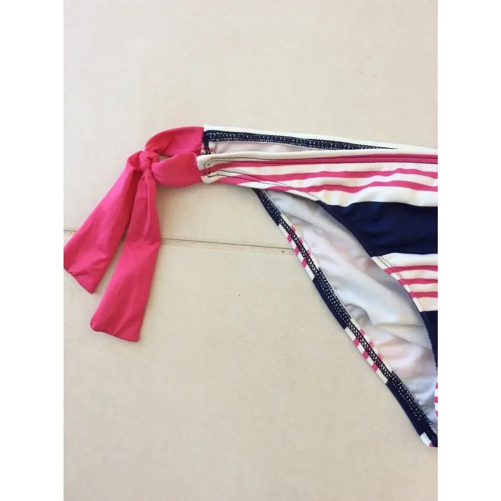 Splendid Bikini Bottom Multicolor Striped Swimwear